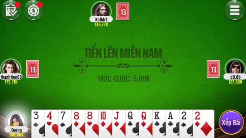 Bạn có thể tham gia Tiến Lên Miền Nam miễn phí để giải trí và thử sức với bạn bè