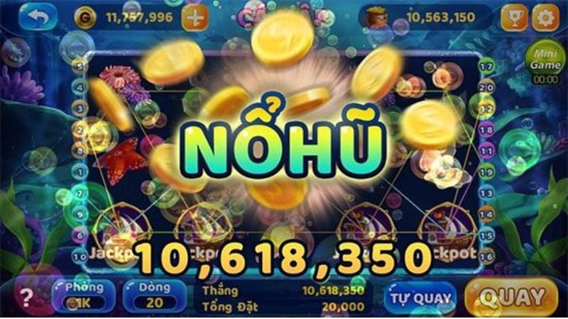 Điểm thu hút của game nổ hũ tại Yo88 là giải thưởng và tỷ lệ thắng vô cùng hấp dẫn
