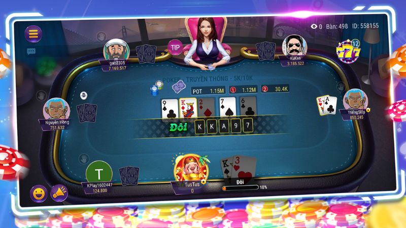 Game bài poker online tại Yo88 giao diện thân thiện với người dùng