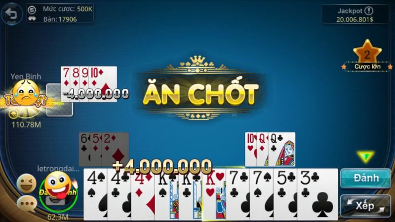 Tại Yo88 các bàn chơi được phân loại theo nhiều mức cược và trình độ khác nhau