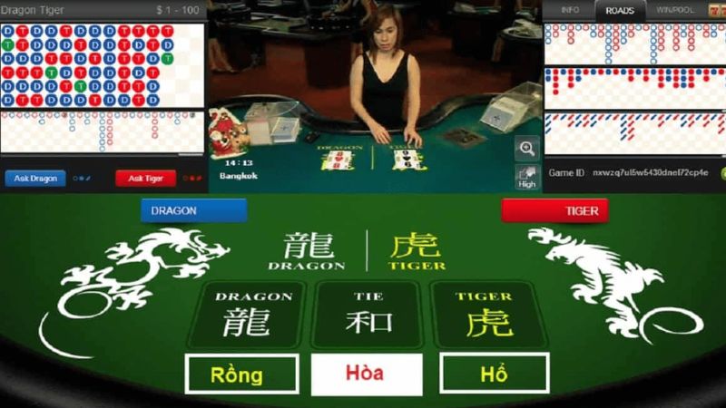 Tỷ lệ trả thưởng của rồng hổ tại YO88 rất hấp dẫn
